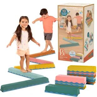 Belki sensoryczne B. Toys 10 kolorów - Zabawki sensoryczne - miniaturka - grafika 1