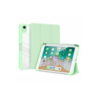 Etui do tabletów - Dux Ducis Toby Eco-Leather Skórzane etui na tablet Samsung Galaxy Tab S8 11 (SM-X700) z funkcją Smart-Sleep i uchwytem na długopis Wake-Up w kolorze zielonym - miniaturka - grafika 1