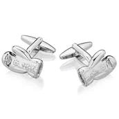 Spinki do mankietów i krawatów - Spinki do mankietów Rękawica Bokserska srebrna KC-175 - miniaturka - grafika 1