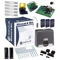 Zestawy do bram - Genius Zestaw BLIZZARD 500 C FULL 230V do bram przesuwnych do 500 kg + Lampa GUARD + Listwa (5 m) - miniaturka - grafika 1