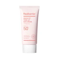 Kremy do twarzy z filtrem - REAL BARRIER PEACH Nawilżający krem przeciwsłoneczny z efektem rozświetlającym SPF 50+ PA++++ 50ml - miniaturka - grafika 1