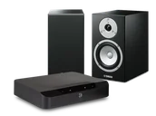 Zestawy stereo - Bluesound POWERNODE EDGE (czarny) + NS-BP301 (czarny) - miniaturka - grafika 1