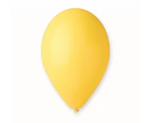 Gemar Balloons Balony 12" Pastel GEMAR Yellow 100 szt G110/02 - Balony i akcesoria - miniaturka - grafika 1