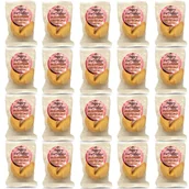 Desery dla dzieci - D&D FUN COOKIES / Ciasteczko z wróżbą z naklejką okrągłą RED  "Urodzinowe ciasteczko" 20 sztuk 120g - miniaturka - grafika 1