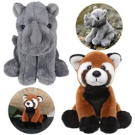 Maskotki i pluszaki - Charlie Bears Zestaw dwóch maskotek z serii Cuddle Cubs: nosorożec, panda - pluszaki idealne dla niemowląt, 13 cm - miniaturka - grafika 1