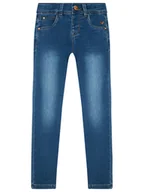 Spodnie i spodenki dla chłopców - Name it Jeansy 13188628 Niebieski Skinny Fit - miniaturka - grafika 1