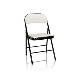 Krzesło składane TUDELA Biały hjh OFFICE - Krzesła Krzesło składane TUDELA Biały hjh OFFICE - Krzesła - miniaturka - grafika 1