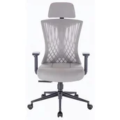 Fotele gamingowe - Fotel AVERY Ergomax 7800 JS Jasnoszary - miniaturka - grafika 1