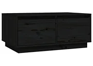 Ławy i stoliki kawowe - Czarny stolik kawowy do salonu M0-C20 - miniaturka - grafika 1