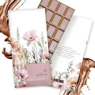 Czekolada - CZEKOLADA PREZENT dla Świadkowej w ozdobnym opakowaniu NA PODZIĘKOWANIE - miniaturka - grafika 1