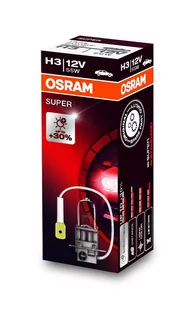 Osram Super H3, 64151sup, 12 V, 1er składane pudełko 64151SUP - Oświetlenie samochodowe - akcesoria - miniaturka - grafika 1