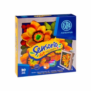 Masa Plastyczna Sensorio Art Słoneczniki Z Ramką 30 Kolorów - Masy plastyczne - miniaturka - grafika 1