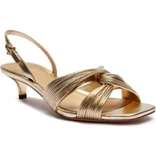 Sandały damskie - Michael Kors Sandały ALESSIA | z dodatkiem skóry - miniaturka - grafika 1