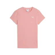 Koszulki sportowe damskie - Damska koszulka prążkowana ESS ELEVATED PUMA Pink Fruit - miniaturka - grafika 1