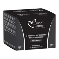 Kawa w kapsułkach i saszetkach - Italian Coffee Miscela Nera Ristretto kapsułki do BIALETTI CAFF D'ITALIA - 30 kapsułek - miniaturka - grafika 1
