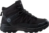 Buty trekkingowe dziecięce - hitec Dziecięce buty Selven Mid Teen czarne r.38 - miniaturka - grafika 1