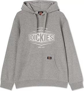 Bluzy męskie - Dickies Rockfield męska bluza z kapturem, szary, S - grafika 1