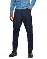 Spodenki męskie - G-STAR RAW Męskie spodnie cargo Jungle Relaxed Tapered, Niebieski (Rinsed D16977-c282-082), 27W / 32L - miniaturka - grafika 1