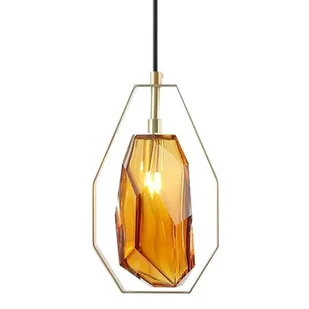 Lampa wisząca Meteo CGMETEOAMBER COPEL bryła zwis pomarańczowa - Lampy sufitowe Lampa wisząca Meteo CGMETEOAMBER COPEL bryła zwis pomarańczowa - Lampy sufitowe - miniaturka - grafika 1