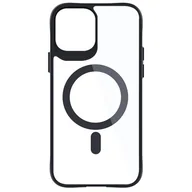 Etui i futerały do telefonów - Etui 3MK Satin Armor MagCase do Apple iPhone 12 Pro Max Przezroczysto-czarny - miniaturka - grafika 1