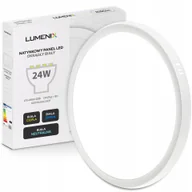 Lampy sufitowe - Panel plafon sufitowy Led Natynkowy Okrągły 24W 2160lm Nie mruga CCD Slim - miniaturka - grafika 1