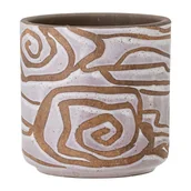 Donice - Bloomingville Terakotowa osłonka na doniczkę ø 12 cm Lija - miniaturka - grafika 1