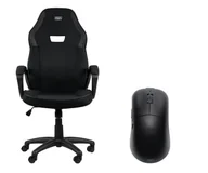 Fotele gamingowe - Silver Monkey X Fotel gamingowy Katla + Mysz gamingowa Lutung black - szybka bezpieczna dostawa i możliwość zwrotu do 15 dni - miniaturka - grafika 1