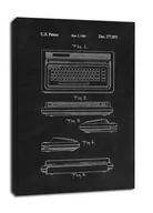 Obrazy i zdjęcia na płótnie - Patent, KOmputer Osobisty 1985 Czarny - obraz na płótnie Wymiar do wyboru: 60x80 cm - miniaturka - grafika 1