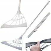 Miotły, szufle, mopy - Miotła Silikonowa Szczotka Do Wody Z Kijem Magic - miniaturka - grafika 1