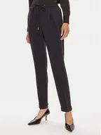 Spodnie damskie - Boss Spodnie materiałowe Tariyanah 50490039 Granatowy Regular Fit - miniaturka - grafika 1