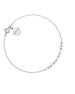 Srebrna Bransoletka Z Kryształkami Swarovski® Crystal - Bransoletki - miniaturka - grafika 1