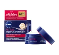 Kremy do twarzy - Nivea Vital Przeciwzmarszczkowy regenerujący Krem na noc 50ml - miniaturka - grafika 1