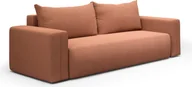 Sofy i kanapy - Sofa rozkładana Intenso Sofa z funkcją spania LECCO, pomarańczowa - miniaturka - grafika 1