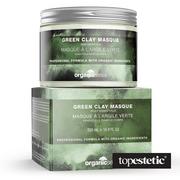 Maseczki do twarzy - Organic Series Organic Series Green Clay Masque Glinka zielona 500 ml - miniaturka - grafika 1