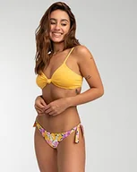 Koszulki i topy damskie - Billabong damski trójkątny top bikini żółty XL/14 - miniaturka - grafika 1