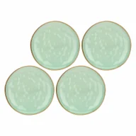 Talerze - ROSE&TULIPANI CONCERTO VERDE ACQUA Zestaw 4 talerzy obiadowych 27 cm - miniaturka - grafika 1