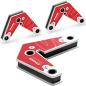 Akcesoria spawalnicze - Stamos Welding Group Uchwyt magnetyczny spawalniczy zestaw 2 szt 60/90° 17 kg SWG-MWH-DU17 - miniaturka - grafika 1