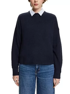 ESPRIT Sweter damski, 400/granatowy, XXS - Swetry damskie - miniaturka - grafika 1