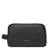 Kosmetyczki, organizery i kuferki - Kosmetyczka Calvin Klein Ck Must Washbag/Dopp Kit LV04D1046G Czarny - miniaturka - grafika 1