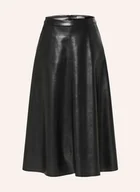 Spódnice - Mrs & Hugs Spódnica Z Imitacji Skóry schwarz - miniaturka - grafika 1