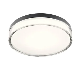 Redo 01-3736 - LED Plafon FRISBI LED/18W/230V 3000/4000K IP44 czarny - Lampy sufitowe - miniaturka - grafika 1