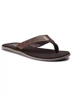 Klapki i japonki męskie - Helly Hansen Japonki Seasand Leather Sandal 11495 713 Brązowy - miniaturka - grafika 1