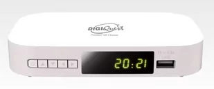 Digiquest Digitale Terrestrial, XJ, DVB-T2, z podwójnym pilotem, Biały - Tunery DVB-T - miniaturka - grafika 1
