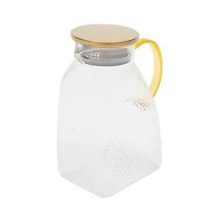 1.8L szklany czajnik ze stali nierdzewnej z koszem filtrującym dzbanek na napoje 0-150℃ do lodówki - Dzbanki i imbryki - miniaturka - grafika 1