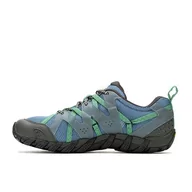 Buty trekkingowe męskie - Merrell Waterpro Maipo 2 męskie buty trekkingowe, Stalowy, niebieski, 46 EU - miniaturka - grafika 1