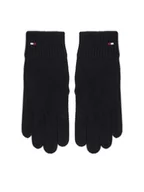Rękawiczki - Tommy Hilfiger Rękawiczki Damskie Essential AW0AW16435 Czarny - miniaturka - grafika 1