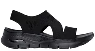 Sandały damskie - Buty sandały damskie Skechers Arch Fit  Brightest Day (119458-BBK)-37 - miniaturka - grafika 1
