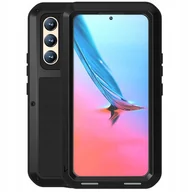 Etui i futerały do telefonów - Love Mei Etui Pancerne + szkło Galaxy S22, czarne 6932809617179 - miniaturka - grafika 1