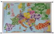 Stiefel Europa Turcja Rosja część Europejska mapa ścienna kody pocztowe 1:3 600 000 Stiefel