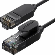 Kable miedziane - Ugreen Kabel sieciowy UGREEN NW122 Ethernet RJ45 Cat.6A UTP 1.5m czarny UGR388BLK - miniaturka - grafika 1